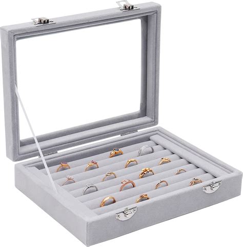 small metal ring box|jewelry box ring organizer.